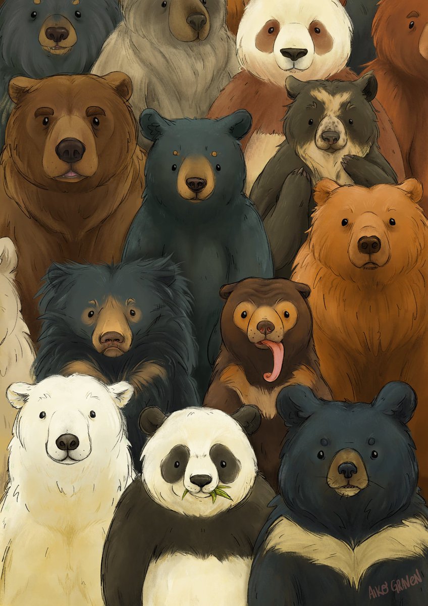 aikograven's tweet photo. Happy world bear day ♥️🐻 https://t.co/Gjo9fnhtKR