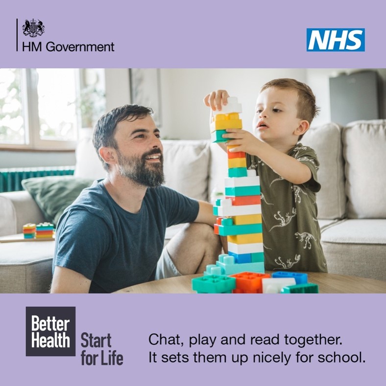 When you play with your child, you give their brain a boost. 

Get easy ideas for working more play-time into your day: nhs.uk/start4life/cha…

#ChatPlayRead #torbatfamilyhubs #startforlife