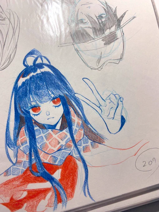 過去絵下手くそだけど愛しいな 