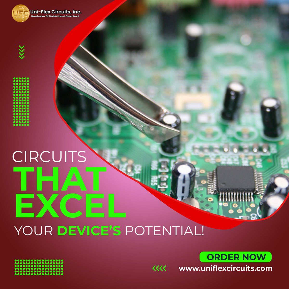 uniflexcir's tweet image. Unlock the true potential of your devices with Uni-Flex Circuits - Delivering superior performance and efficiency. Order now and experience the next level of technology.

Order now :-  uniflexcircuit.com

#uniflexcircuits #uniflex #electriccircuit