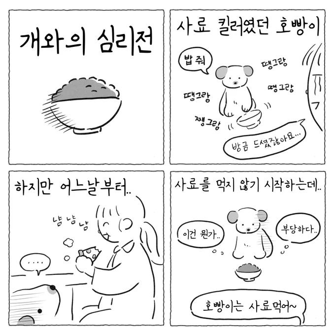 댕댕이와의 심리전🐶 