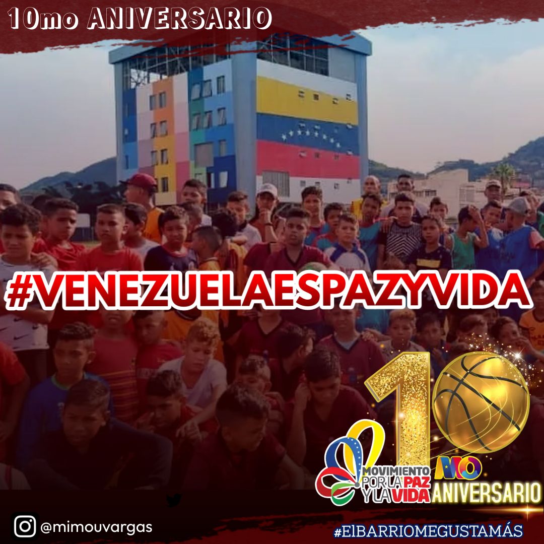 MPV_Guarico's tweet photo. Hoy Celebramos Una Década🥳✌🏻 Llevando Llevando La Paz Y la Sana Convivencia en nuestros barrios . El Amor, La Lealtad y el compromiso es la Base  fundamental de nuestro Movimiento!
 SOMOS PAZ Y VIDA ✌🏻
#VenezuelaEsPazYVida 

@fundacion_mpv 
@vargas_mimou 
@josemvasquez https://t.co/aWoG6riWdS