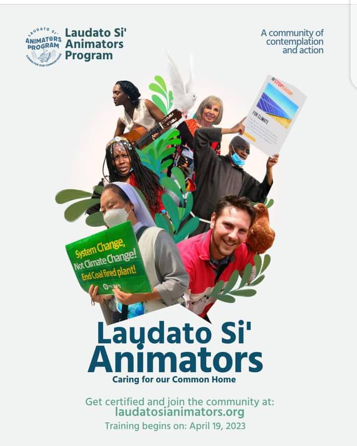 🌎 Our common home needs you,  caring for it by becoming a #LaudatoSiAnimator! 💻 learn alongside our experts and become a leader in your community.
✅ Register at laudatosianimators.org , our planet will thank you!
#LaudatoSiAnimators #Ecology #Spirituality #ClimateCrisis