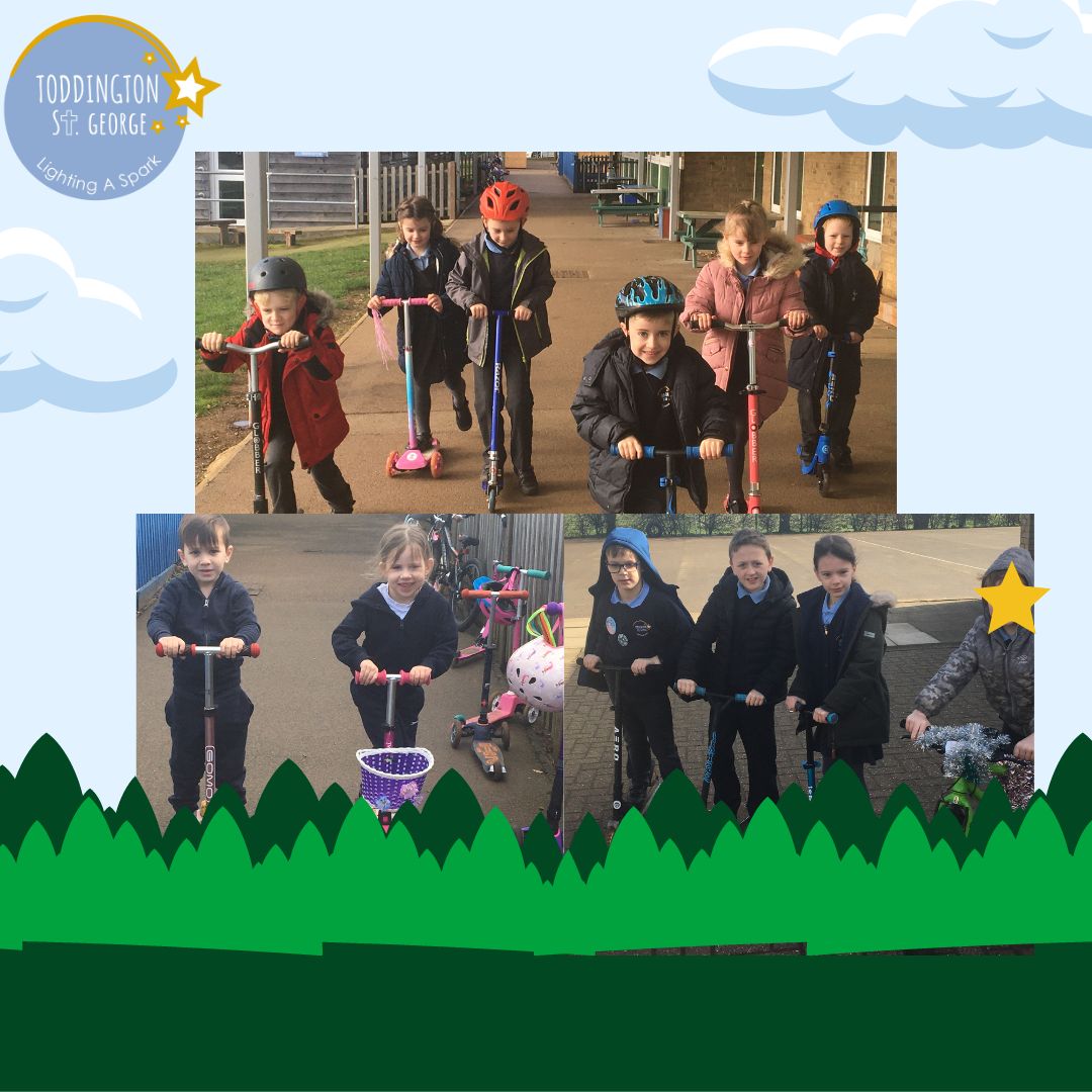 StGeorgesSparks's tweet photo. So many children are embracing the challenge of our Big Walk &amp; Wheel fortnight. Those that record the highest number of active journeys into school will be placed into a draw for a brand new scooter. Good luck everyone!
#BigWalkAndWheel #letyourlightshine #healthyheartsandminds https://t.co/rRyJtgC6sq