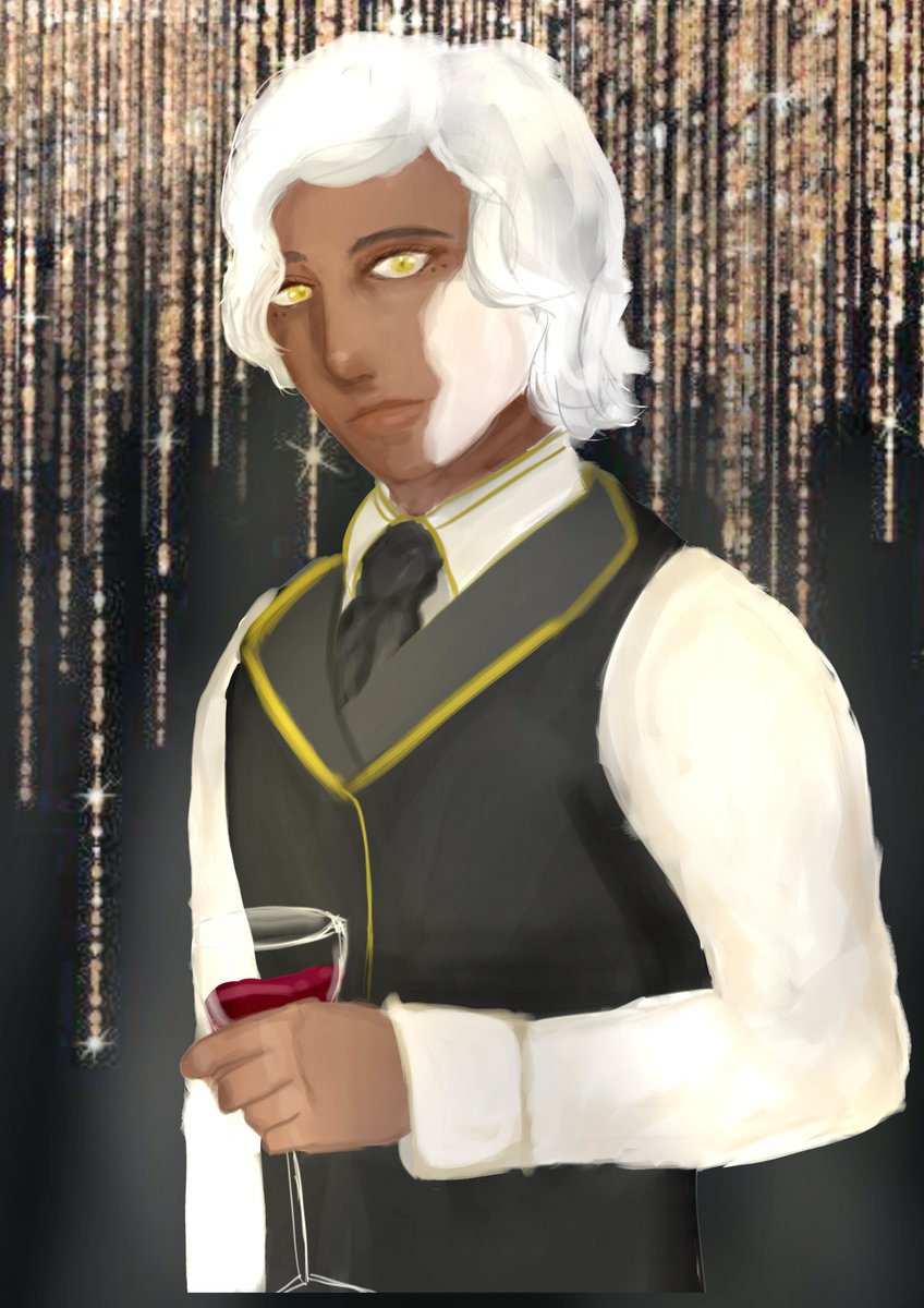ToB3_Paolo's tweet photo. [ A.D.1134 | Arcane Masquerade | #ToB2_AM ]

หมอยาเดินออกมาต้อนรับเหล่าแขกผู้มีเกียรติด้วยใบหน้าเรียบนิ่งพร้อมกับถือแก้วไวน์ส่งไปให้เหล่าแขก

"ยินดีต้อนรับสู่งานเต้นรำขอรับ ขอให้สนุก" 

(เส้ดแล่ว~/ไปนอน💤💤) https://t.co/JxtMRCUti5