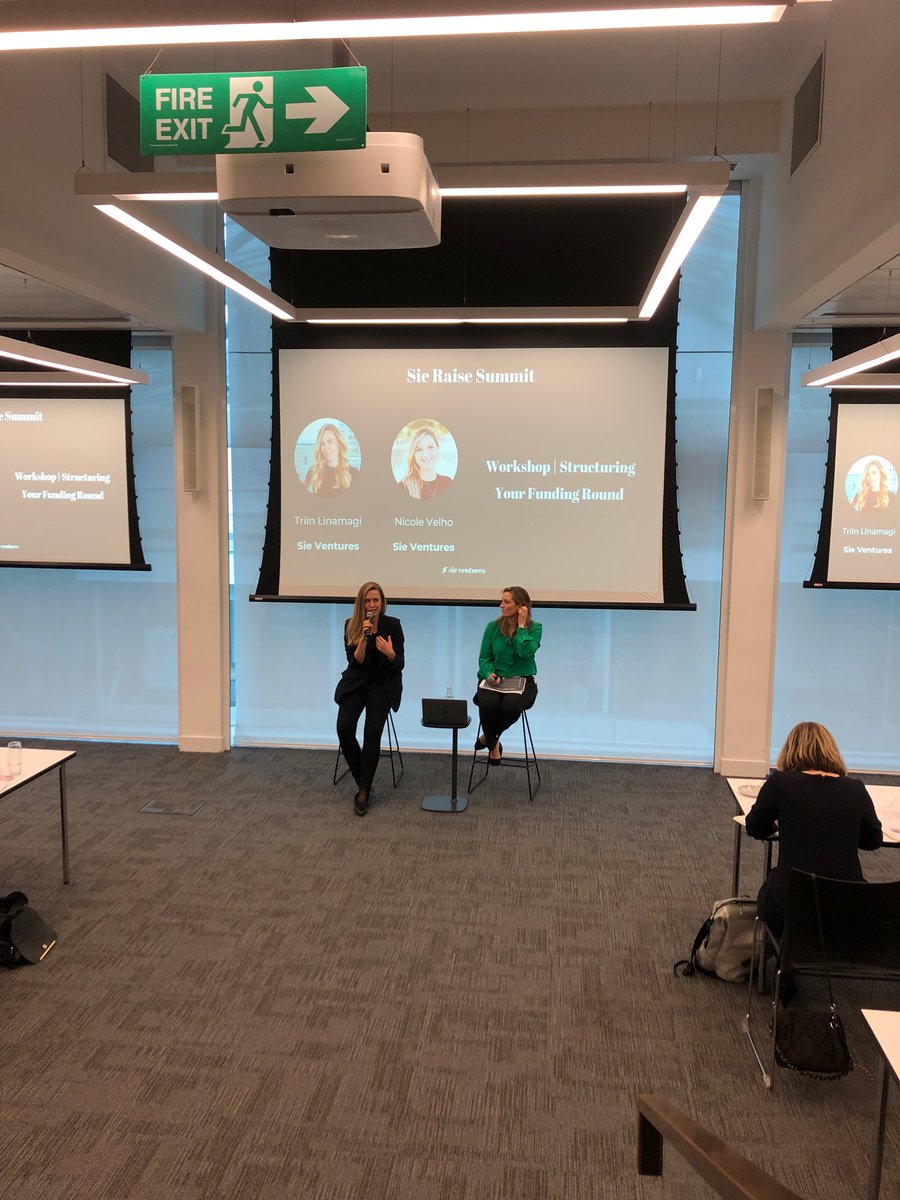 Session 3 - Structuring Your Funding Round - hosted by our co-founders <a href="/triinlinamagi/">Triin Linamagi</a> &amp; <a href="/nicole_velho/">Nicole Velho</a> ⭐️ This session is one of our favourites from our Catalyst Program as it gets under the skin of the who, how and when to approach investors plus processes for keeping track!
