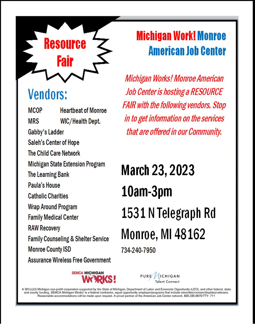 FamilyMedical2's tweet image. Stop by and say "HI"! We will be there from 10a- 3p today!
#MIWorks #Primarycareprovider