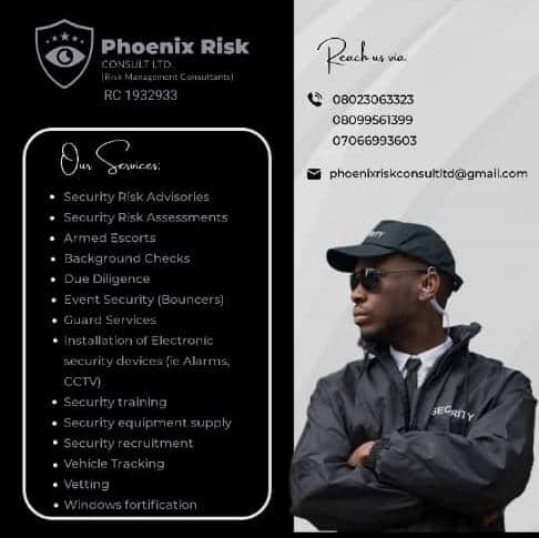 PhoenixRiskLtd's tweet photo. Mitigate Your Risk Factors to avoid stories that touch.
#AssetsProtection
#ArmedEscorts
#BackgroundChecks
#TrackYourVehicles
#VerifyAllClaims
#MitigateAllThreatsRisksVulnerabilities https://t.co/brvsNMf782