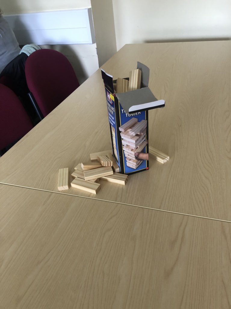 kerryann_steele's tweet photo. Today occupational therapy students used Lego, Jenga and Mobi to conduct an occupational analysis. They were then asked to consider how these activities could be used as an intervention. We were impressed with their level of creativity @OTPlymouthUni @mirnoonanOT https://t.co/U4Tec5fJHH