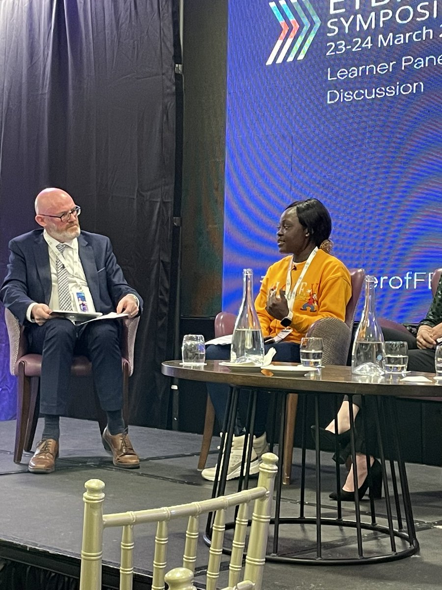 Nuala_Glanton's tweet photo. Faith Noiske highlighted the value of Youthreach at the FET Symposium- supportive, caring environment, with great food! #thisisfet #thepoweroffet #aeoa https://t.co/GD8bcuBjOk