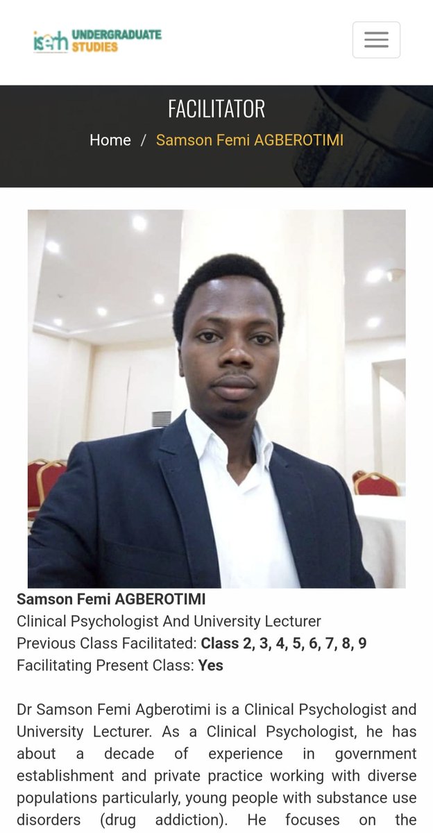 iserhnigeria's tweet photo. 9th #iusclass10 Assessments
The Scholars of ISERH Undergraduate Studies Class 10 had a class on DEPRESSION: SUICIDE IS NOT AN OPTION on Saturday Feb. 18th, facilitated by @femiagberotimi
- a University Lecturer
Our Scholars shall be reviewing the lecture https://t.co/x8auT6jGxP
