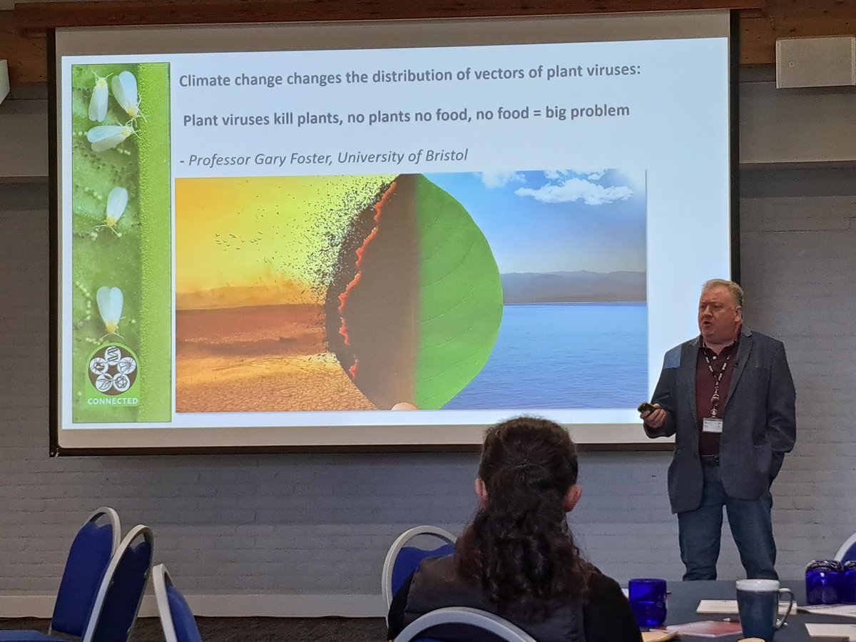 "In the next 50 years we will need to produce as much food as has been consumed over the whole of human history" - <a href="/Prof_GD_Foster/">GaryFoster</a> quoting Megan Clark, CEO of <a href="/CSIRO/">CSIRO</a> #PlantHealth #FoodSecurity