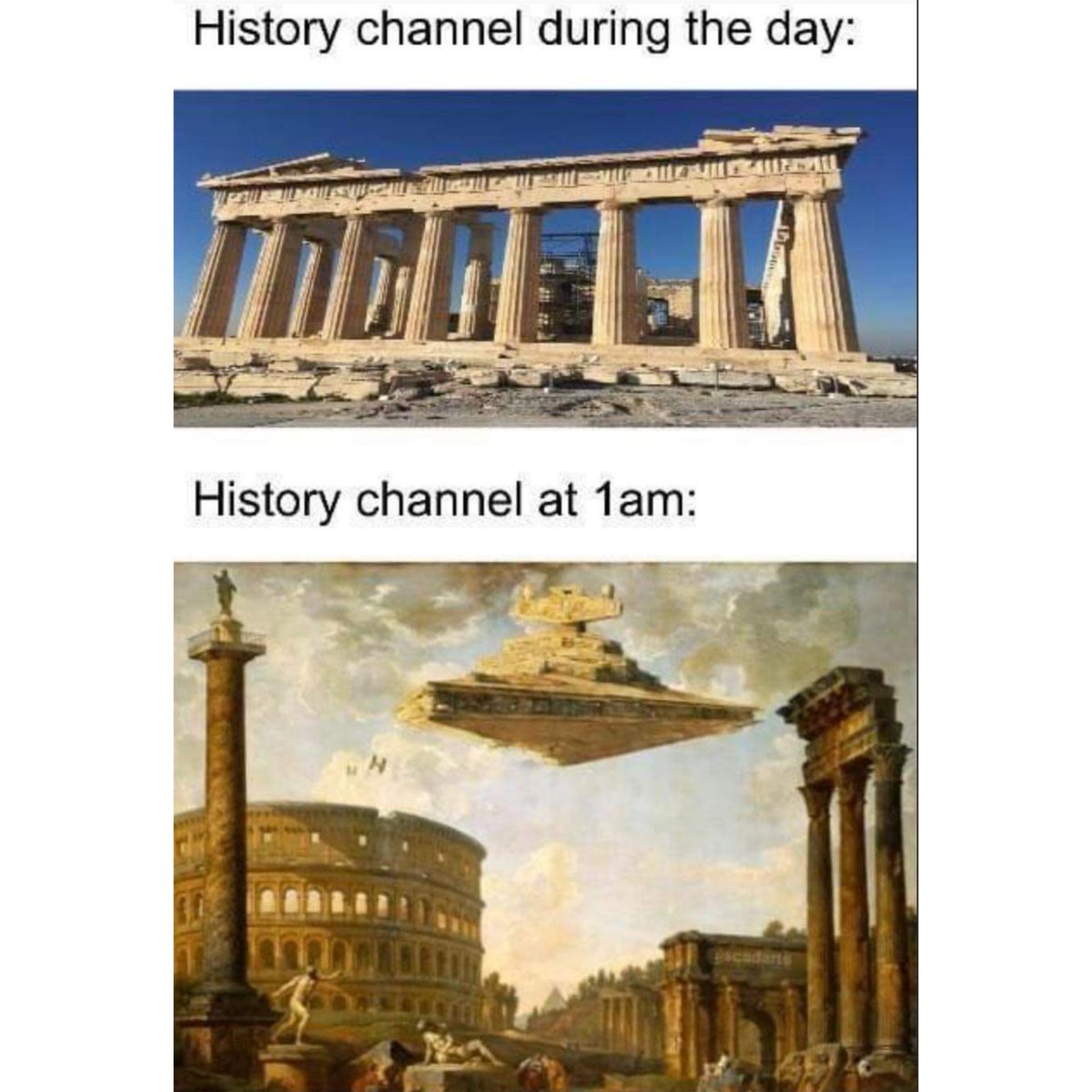 UncreditedXPod's tweet photo. At what point did this happen?
#ThursdayThighslapper
#historychannel #ancientaliens #podcast #podnation #indiepodcast https://t.co/qtNfS7GxYP