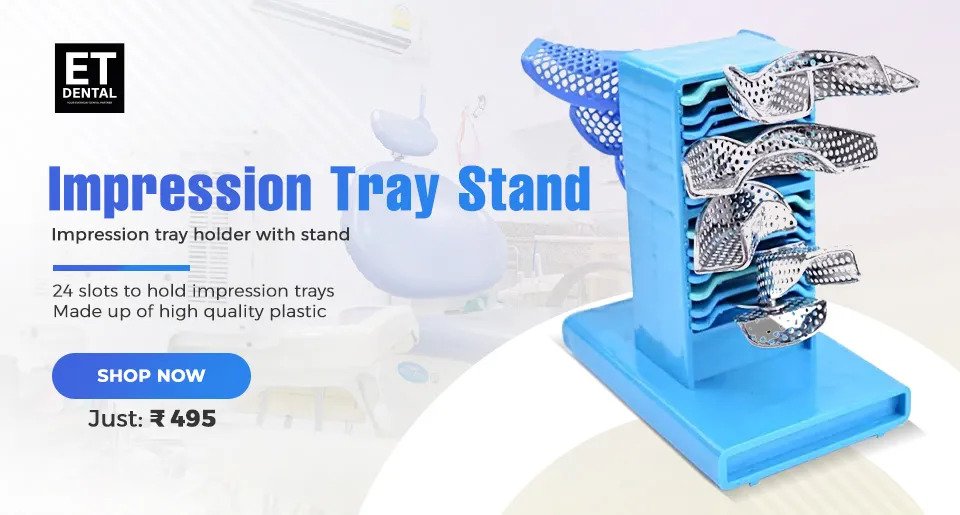 Dentalkart's tweet photo. Amazing Deal π€©
Flat 80% OFF on ET Dental Impression Tray Stand.
Product Link - https://t.co/BqqfPs1sJl
#dentistrylove #periodontics #caries #dentallife #rubberdam #endodontista #surgicalextractions #implants #rootcanals #impressiontray https://t.co/tUVa1OWGST