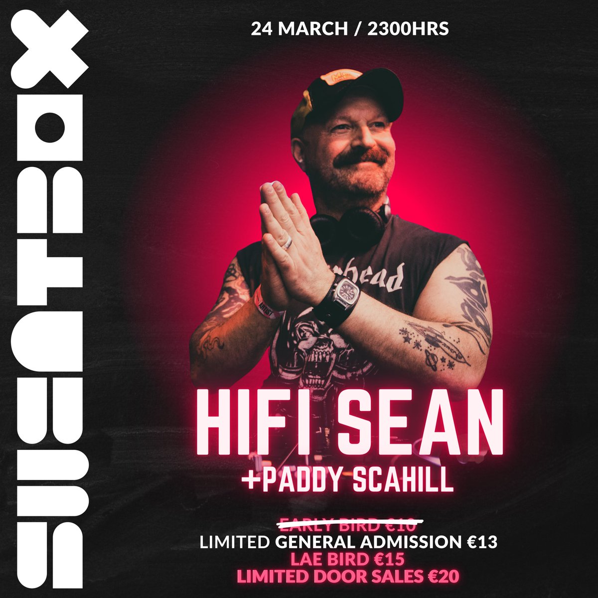 HifiSean's tweet image. DUBLIN !
Tmrw (Fri) night I’m playing @SweatBoxDublin all night long.
Doors open till doors close.
You want a journey then let me be your pilot 🚀 👨‍✈️ 
#sweatboxdublin #sweatbox