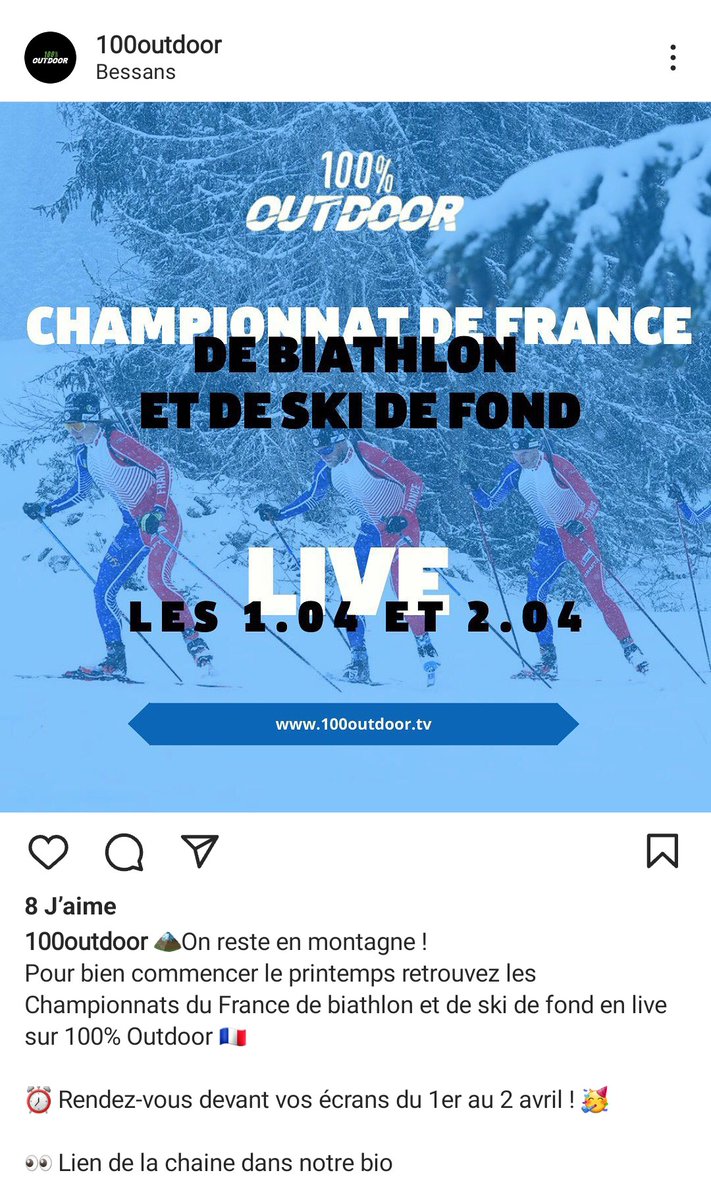 Les championnats de France de #biathlon et #skidefond seront diffusés