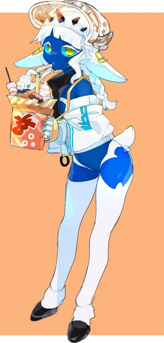 #三億アカウントの中から私を発掘してください 青OCちゃんを宣伝 