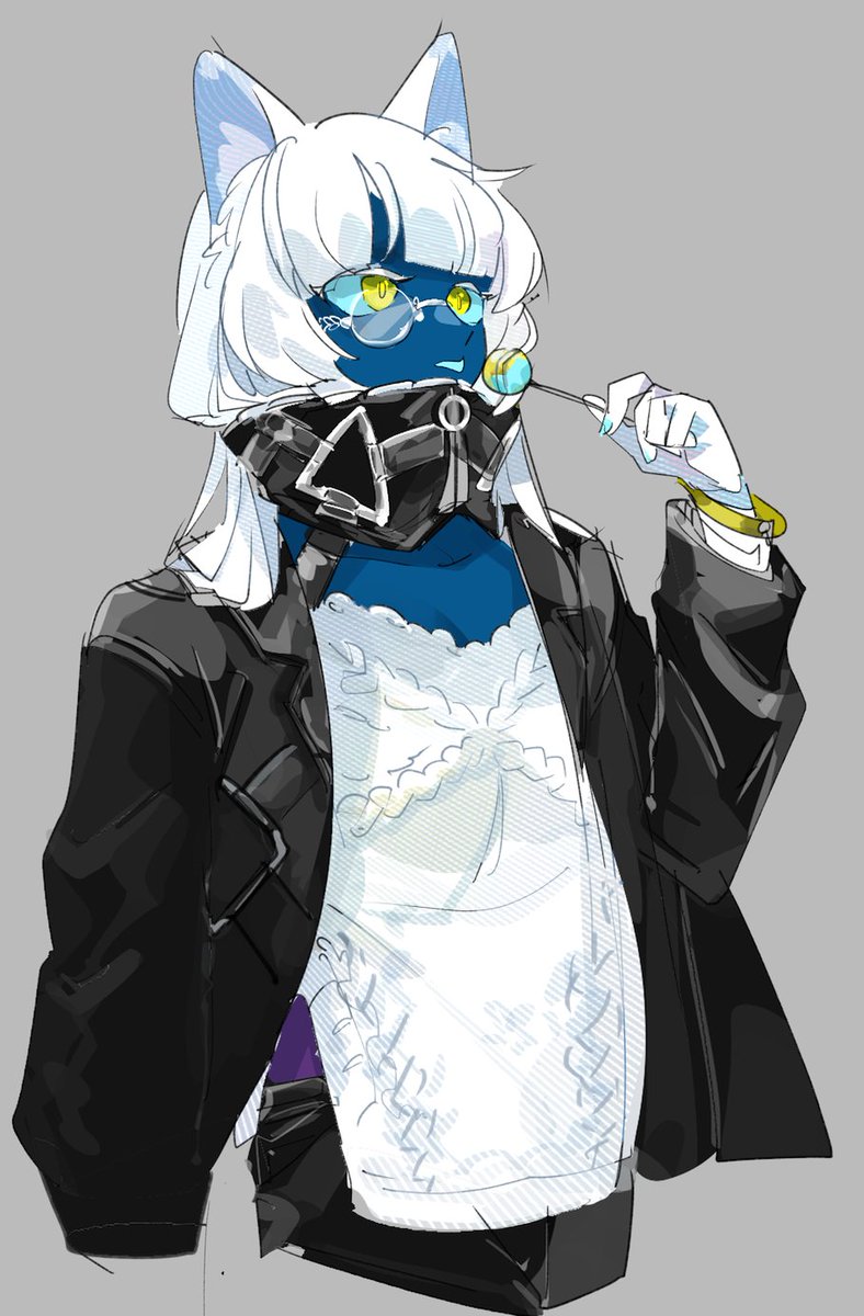 「#三億アカウントの中から私を発掘してください 青OCちゃんを宣伝 」|茶丸九のイラスト