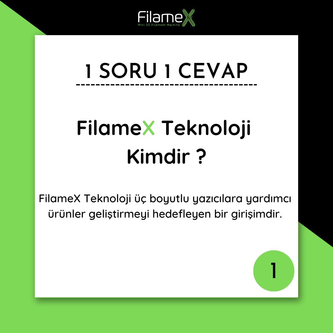 3dfilamex's tweet photo. Hakkımızda en çok merak edilen soruları sizler için cevapladık. Siz sorun biz cevaplayalım. #3dfilamex https://t.co/tqd2i5glu3
