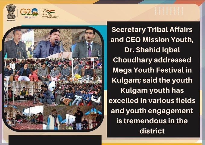 javedahmed0101's tweet photo. #BadaltaJK #BharatNirman #NationBuilding #ProgressingJK #BadaltaJammuKashmir #Secretary #Tribal #Affairs #Mission #Youth #addressed #Festival #excelled #various #engagement #tremendous #district #Banihal #Ramban #Jammu #Jammukashmir @dcramban @diprjk @sbanihal @NorthernComd_IA https://t.co/woemSgfHAF