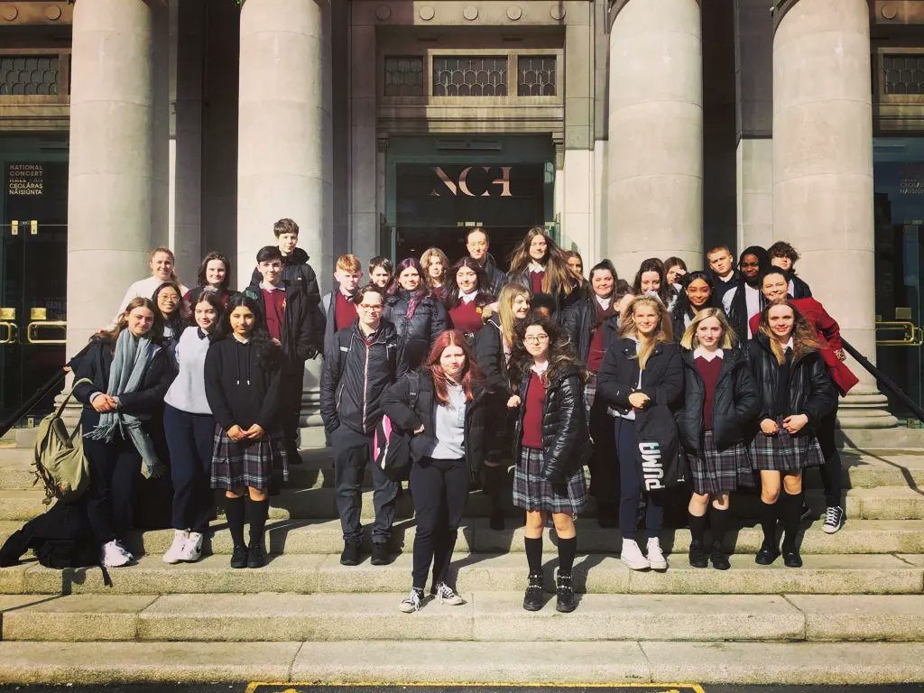 hfcsrathcoole's tweet photo. Our Junior Cycle Music students visited the National Concert Hall this week!
They saw and listened to the National Symphony Orchestra, and got to learn about some of the learning outcomes in Junior Cycle Music 🤩🎼🎵
#hfcsrathcoole #JCMusic https://t.co/ADPo73xm9G