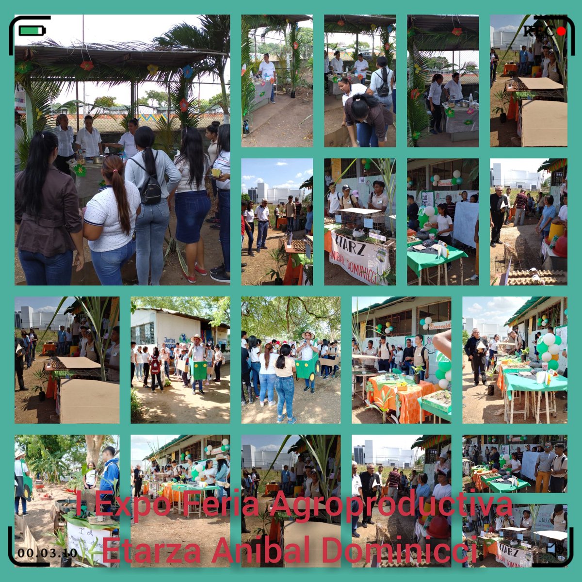 Colagge de fotos I Expo Feria Agroproductiva Estudiantil Etarz Aníbal Dominicci.
"Venciendo dificultades,es lo que somos". <a href="/NicolasMaduro/">Nicolás Maduro</a> ,@MPPEDUCACION ,<a href="/_LaAvanzadora/">Yelitze Santaella</a> ,@ze_cojedes ,<a href="/ViceVenezuela/">Vicepresidencia Vzla</a>