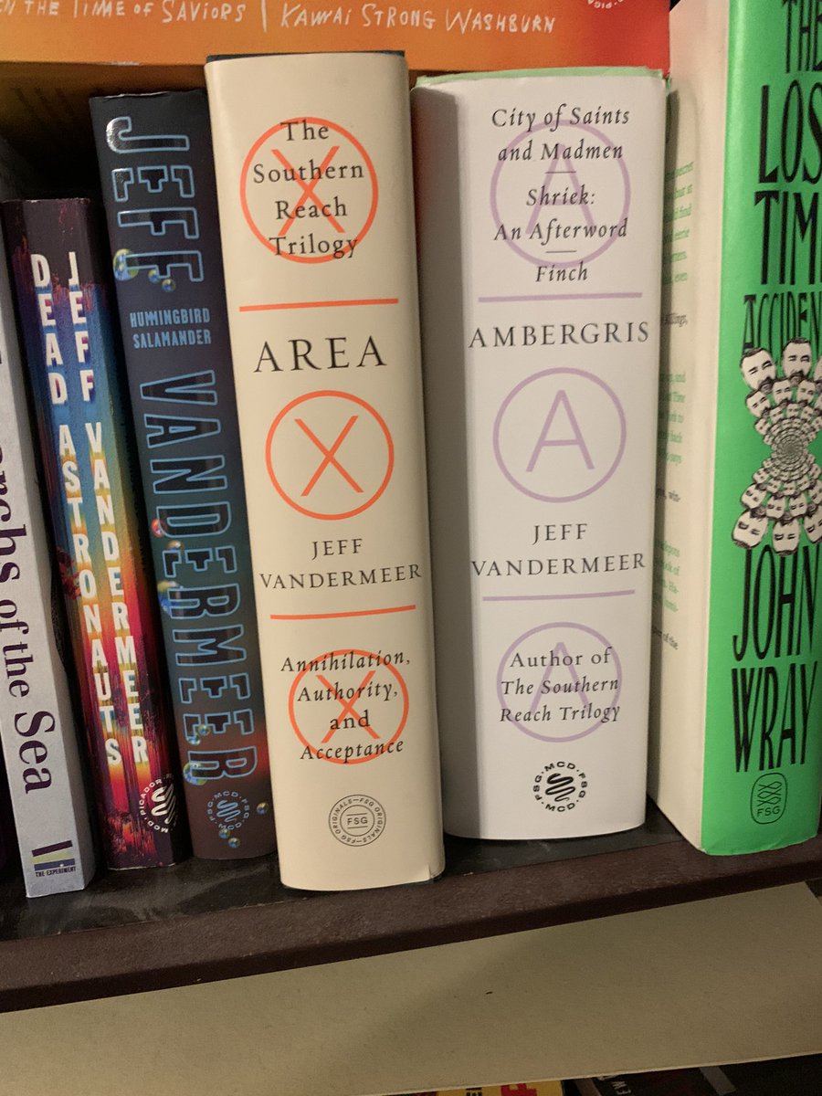 ChadDavey's tweet photo. @jeffvandermeer Ok, fine. Time for another marathon. https://t.co/OKdTQyyIrK