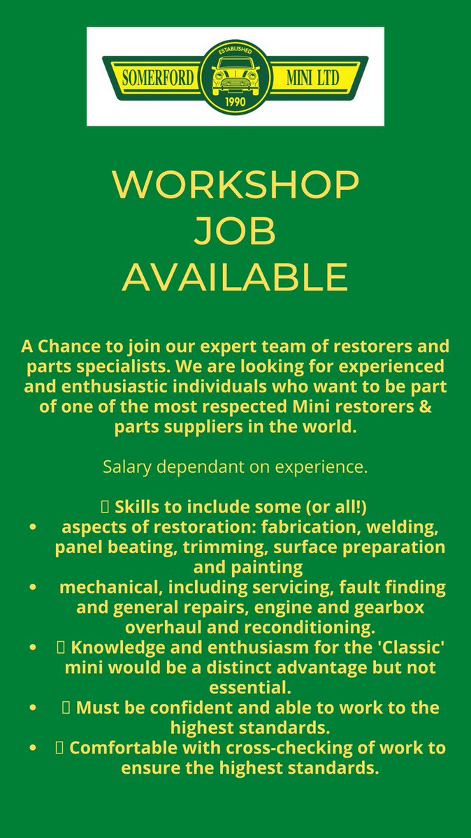 Somerford Mini Ltd (@somerfordmini) on Twitter photo 