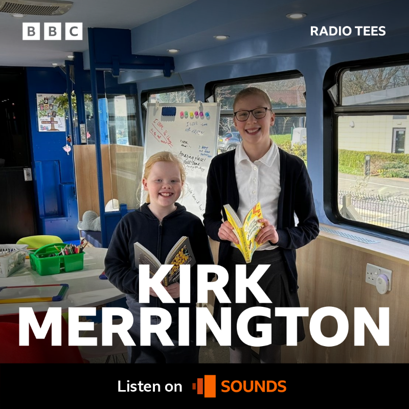 BBCTees's tweet photo. 📚 A primary school has converted old pacer train carriages into a school library and wellbeing hub. 

🗣️ @KirkPrimary spoke to @PhilippaGoymer: