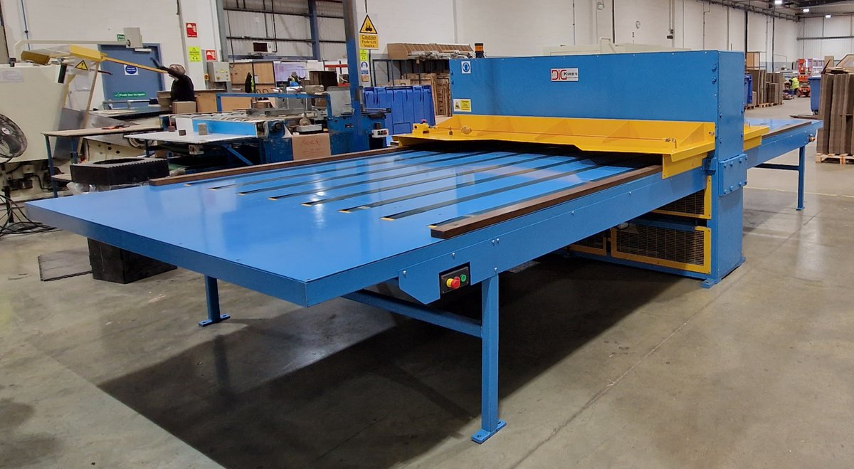 DIGMachinery's tweet photo. Kirby 80" Flatbed Die Cutter. Refurbished and installed at our customers. Please contact for enquiries. https://t.co/LOW7QgET5d