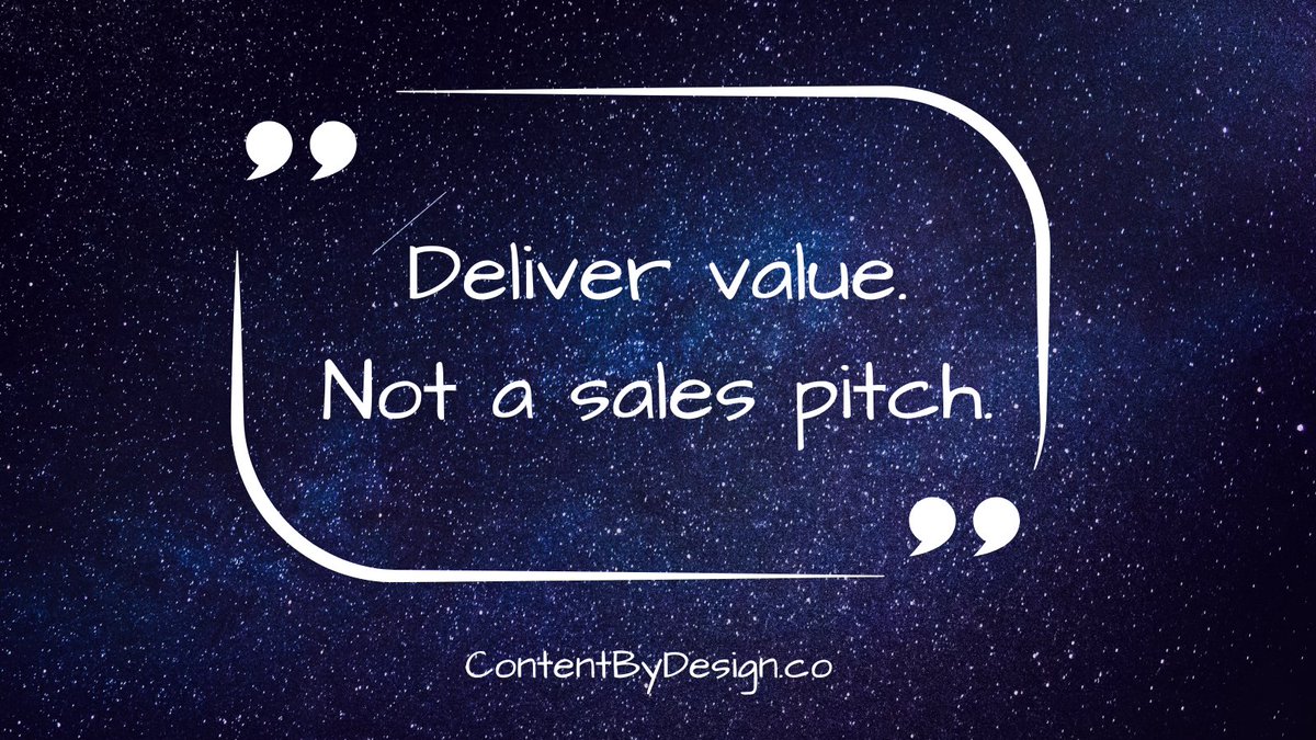 ContentByDesLtd's tweet photo. #ContentTip of the day: 
Deliver value, not a sales pitch.
Ex: Instead of writing 500 words about why your company is a great captcha solution, tell the reader how they can leverage SaaS solutions to  combat inventory hoarding #BusinessWriter #FreelanceWriter #WritingTips https://t.co/vYOAH0efne