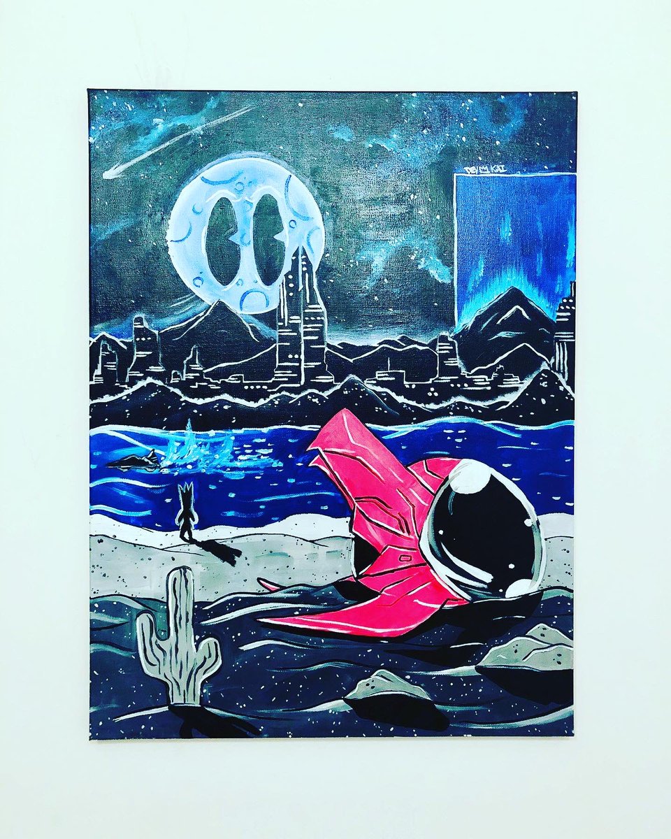 LegendaryDEV's tweet image. AUG 2018
Dev 👑 Kai
Acrylic On Canvas
(SOLD)
#devkairewind
.
.
#devkai #paint #hypebeastart #art #abstract #cancas #diy