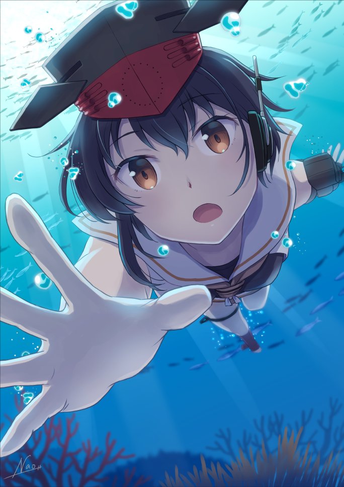 艦これ「#3億アカウントの中から私を発掘してください 艦これと創作で描いてます。 」|ナオ@4/23西海ノ暁60呉のイラスト