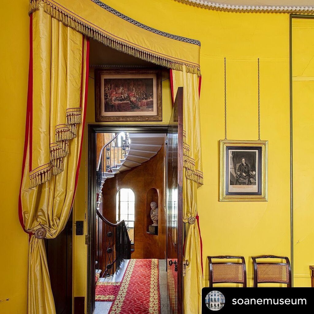Britain_andCo's tweet photo. We are excited to reveal a very recent project soon! 
Post by @soanemuseum A key element of caring for a house museum: the occasional bit of redecorating! 🎨🖌️

The North and South Drawing Rooms on the first floor of no. 13 Lincoln’s Inn Fields will b… https://t.co/PlaZZjmv1a https://t.co/DPiGt9ldDO