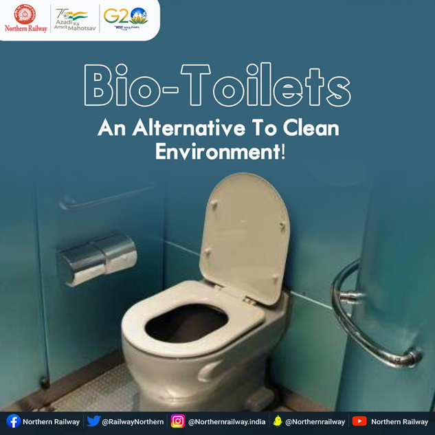 RailwayNorthern's tweet image. The Northern Railway has installed the Bio-Toilets in its trains to maintain a cleaner &amp;amp; healthier environment.

#BioToilets