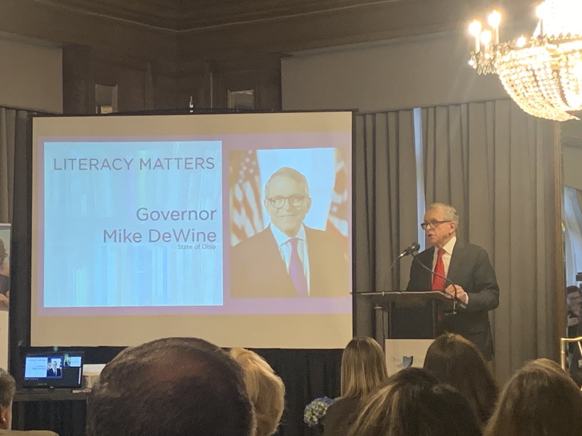 Governor Mike Dewine laying out his plans for Science of Reading here in Ohio.  We’re proud to partner on this critical issue Governor.  ⁦<a href="/GovMikeDeWine/">Governor Mike DeWine</a>⁩ ⁦<a href="/Parents4RJ/">Parents for Reading Justice</a>⁩ ⁦<a href="/uakid20/">UA-KID</a>⁩ ⁦<a href="/IDACentralOhio/">International Dyslexia Association | Central Ohio</a>⁩