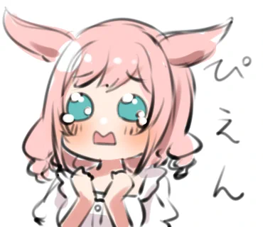 ぴえんしてる推しが可愛かったらくがき。 