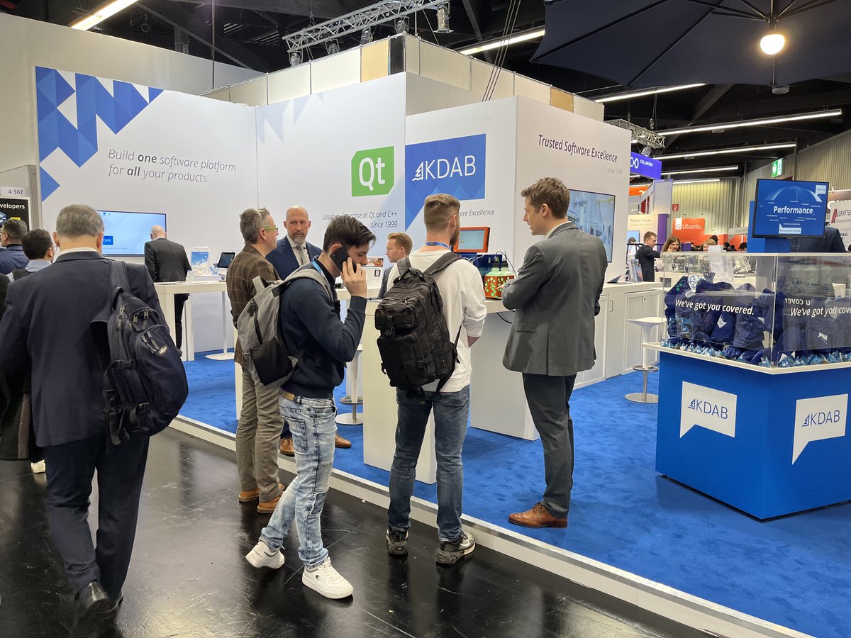 KDABQt's tweet image. Last week we had a great time attending @embedded_world for the 12th time! Lots of engaging demos, awesome people, and a friendly and professional atmosphere.

We&apos;re already looking forward to next year! Hope to see you then👋 #qtdev #embeddedlinux #rustlang #slint #flutterdev