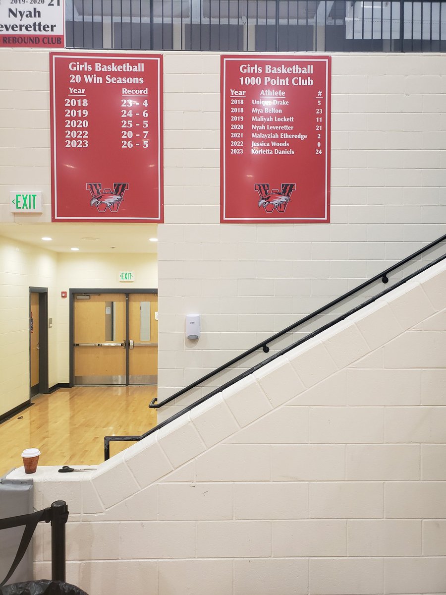 Congratulations to 4A Lower State Champion @RedhawksGBBall <a href="/KorlettaD/">Korletta Daniels</a> as she parks in her "Members Only" spot next to our most wins "26" in school history.