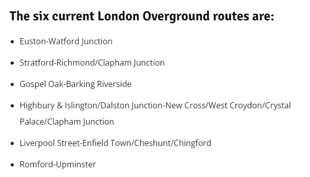 charliehtweets's tweet photo. TfL are setting aside £4m to name the different Overground routes. What would you call them? https://t.co/hB61mutbDz