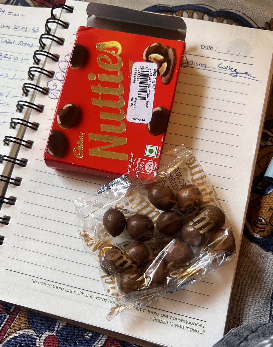 IshitaJoshi's tweet photo. My fav chocolate ๐ #nutties @CadburyWorld https://t.co/VdlrzpqroP