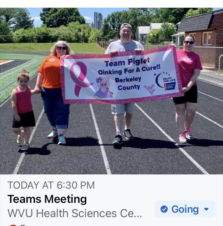 RelayBerkeleyWV's tweet photo. Stop by after 5:00 pm to get your Diamond &amp; Pearl tickets and/or join our Teams meeting at 6:30 p.m. 💜 https://t.co/uZ9mP6qYrB