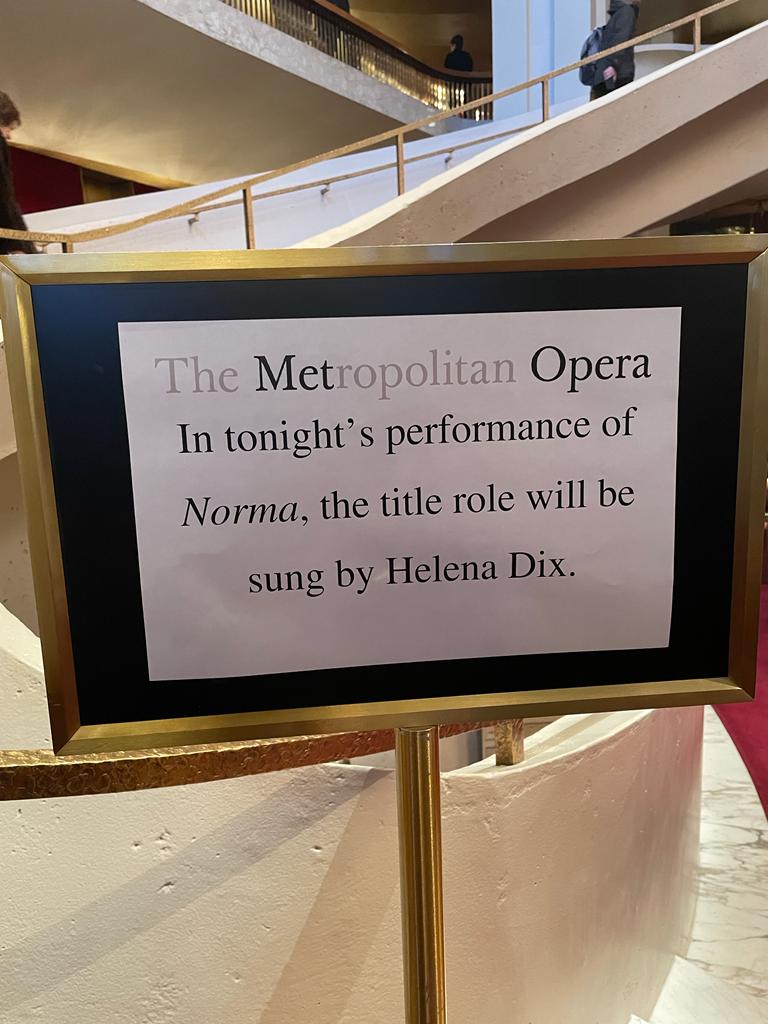HelenaDix's tweet image. So this happened last night.....
Thank you for the EPIC amount of messages/wishes. I can tell you that a @MetOpera jump in as Norma is not for the faint hearted!
But, I got to make MUSIC to the highest level with fab colleagues, and that's the part I'm most grateful for.