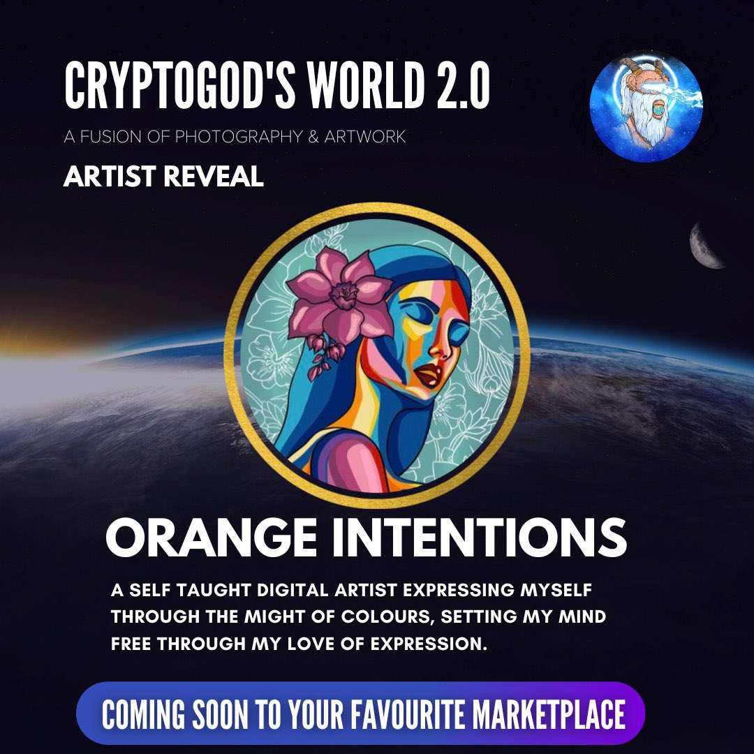 Gm fam, been dark for a while 
But got some exciting news for y’all 

My collaboration with <a href="/Cryptogod_Naman/">Cryptogod</a> for 

CRYPTOGOD’S WORLD 2.0