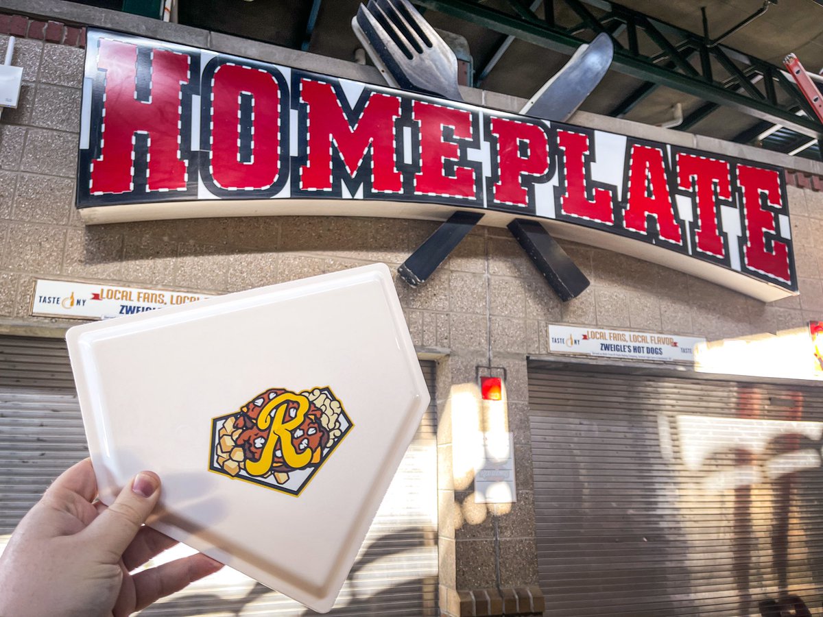#TAFTP which means, every Thursday, the first 200 fans that purchase a Homeplate at the Homeplate concession stand will receive a free Rochester Plates souvenir plate. 

Check out more promotions at atmilb.com/2OAFq81
