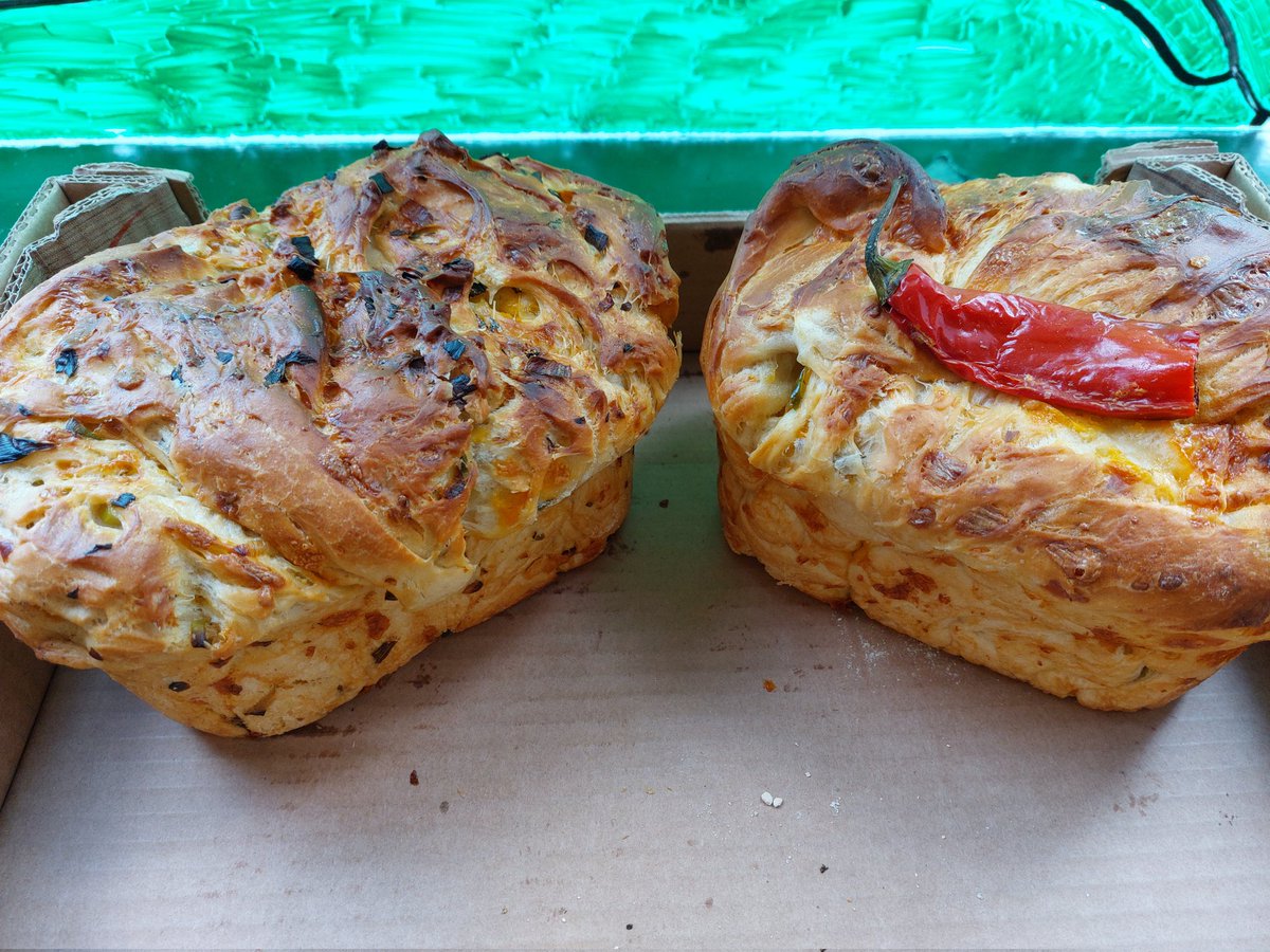 If you have spare dough &amp; knead some bread look no further than us. Fresh bread delivered to us every Tue,Thurs,Sat.

Our Bread:
Cornbread 
Focaccia 
French Cobb 
MultiSeed 
Sour Dough 

Cheese + Chilli
Cheese + Leek

Sausage Rolls 
Lentil Curry Pies

Pop down &amp; get some dough!