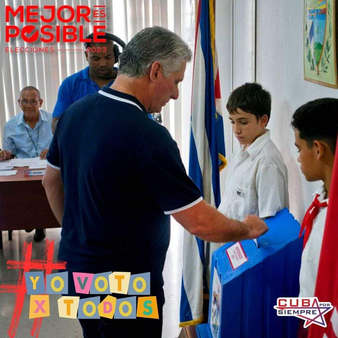 No hay mayor expresión de libertad que decidir, sin imposiciones, el presente y el futuro de la nación que somos.
#MejorEsPosible
#YoVotoXTodos
#CabaiguánSanctiSpíritus