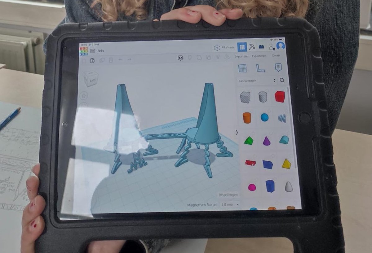 NeleDeGersem's tweet photo. Educating 3D designers for a fun ànd sustainable future (age 17+) #guidedfreedom #artseducation #steameducation #educationofthefuture https://t.co/hWUF2eBjz7