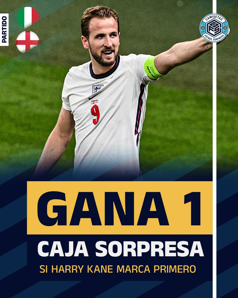 cfutbolsorpresa's tweet photo. Si Harry Kane 🏴󠁧󠁢󠁥󠁮󠁧󠁿 marca PRIMERO ante el Italia sortearemos una caja sorpresa de https://t.co/JB5jNiAbOV 🎁

¿Cómo participar? 👇

🤝 Síguenos
🔁 Retweet este tweet
❤️ Like el tweet

Seleccionaremos el ganador en el día de mañana 📅

¡Buena suerte! ☘️ https://t.co/fXuIlBNyhH