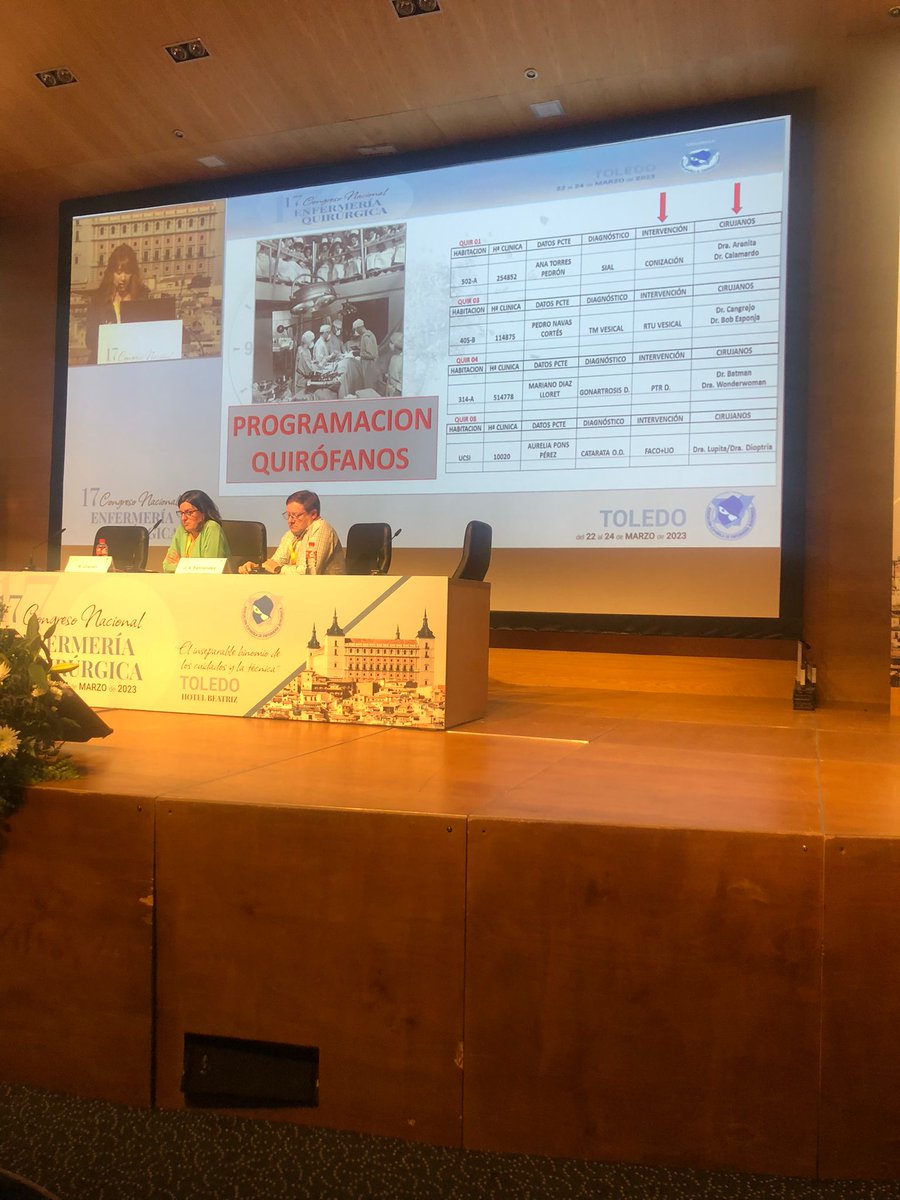 Enfermeria quirúgica de l’Hospital Lluís Alcanyís de #Xàtiva participa al Congrés d’Infermería Quirúrgica a #Toledo amb la ponència  “Prolongación de la jornada de trabajo en quirófano:Un problema demasiado eterno” i d'altres participacions en taules rodones